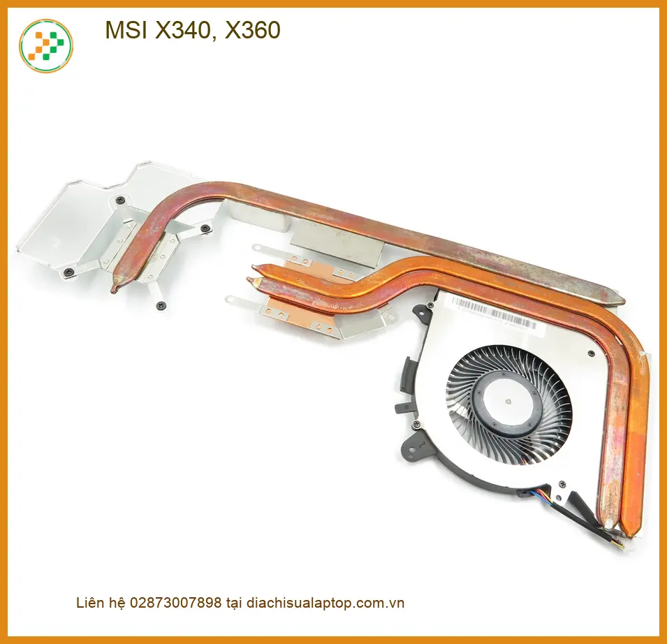 Thay Quạt Laptop MSI X340, X360 - Trung tâm Sửa Nhanh TPHCM