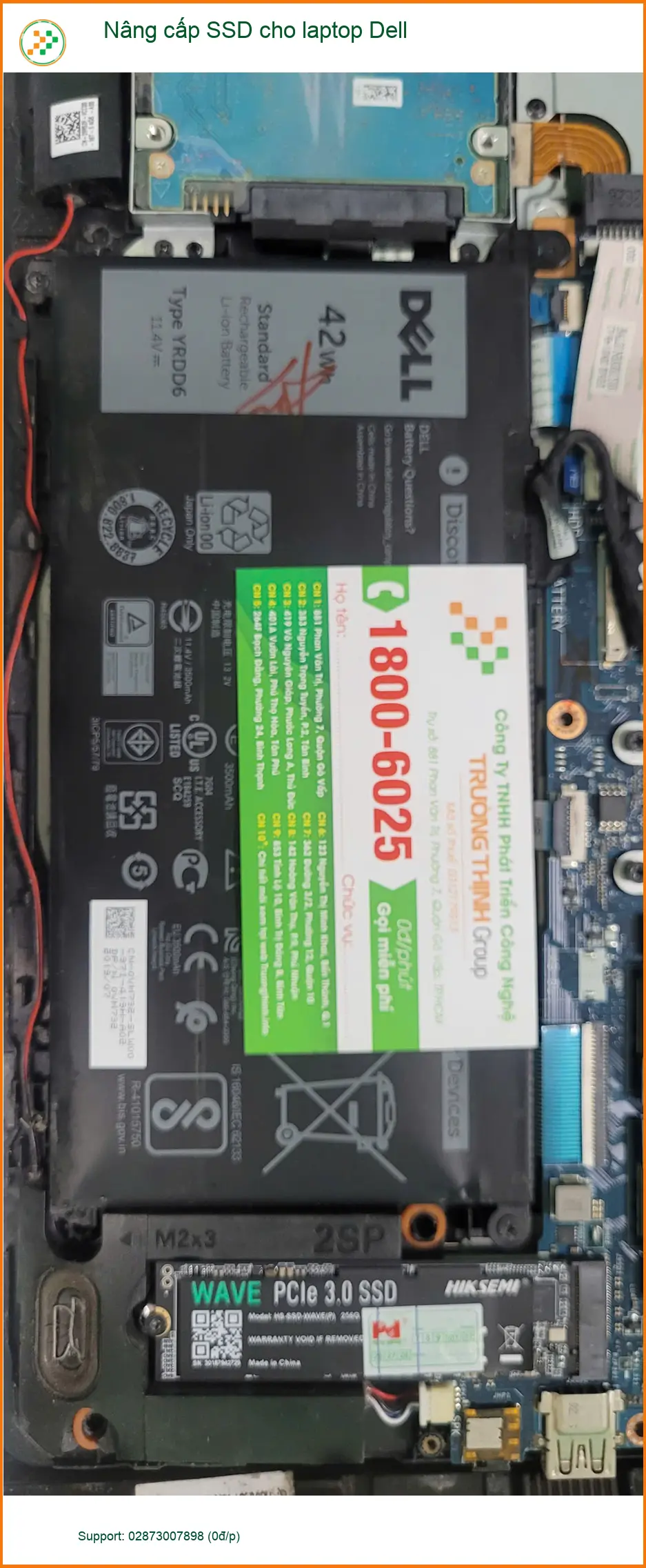 Chỗ Nâng cấp SSD laptop Dell Quận Bình Tân Giá rẻ - Chú Minh review ảnh thực tế 1