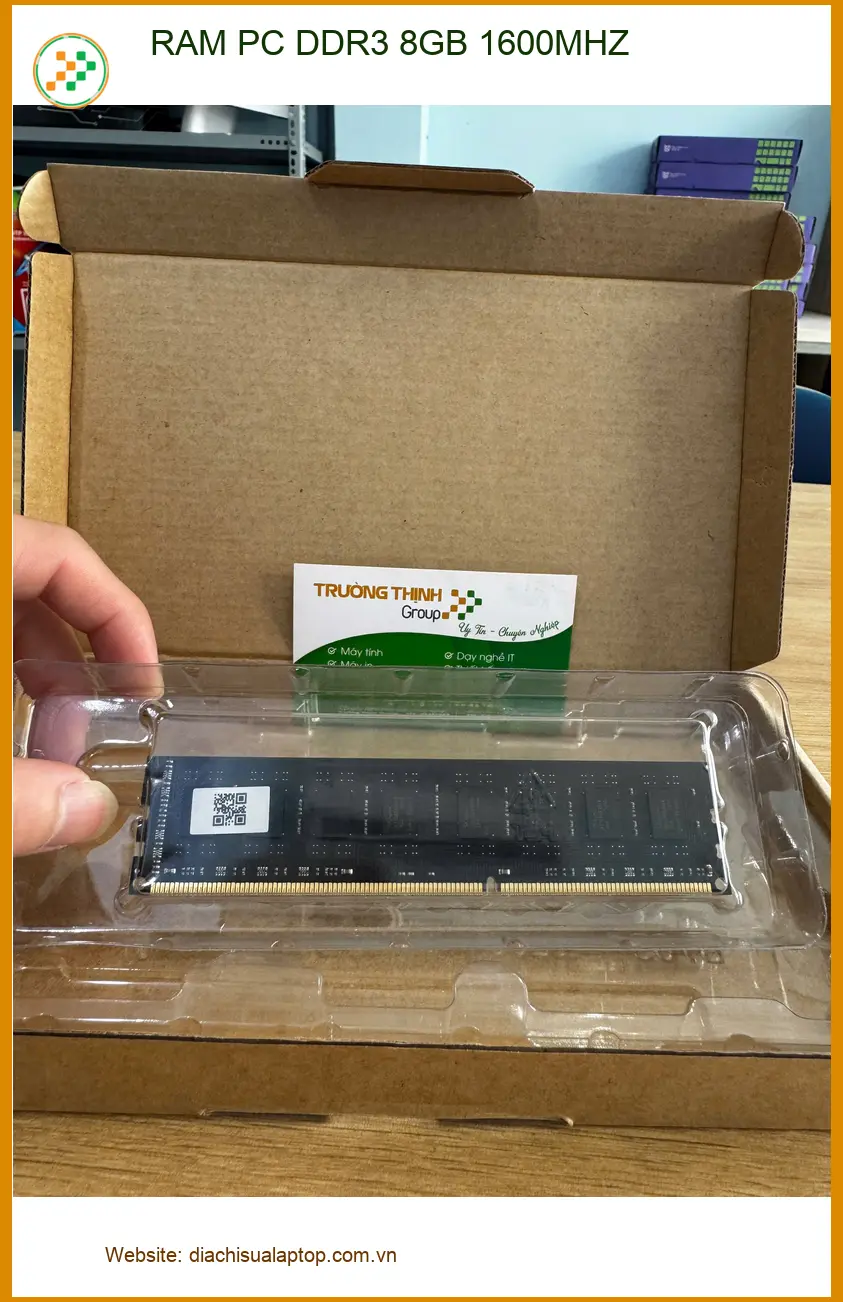 Chỗ RAM PC DDR3 8GB 1600MHZ Quận 10 lấy liền - Chị Hạnh lo lắng máy chậm ảnh thực tế 1