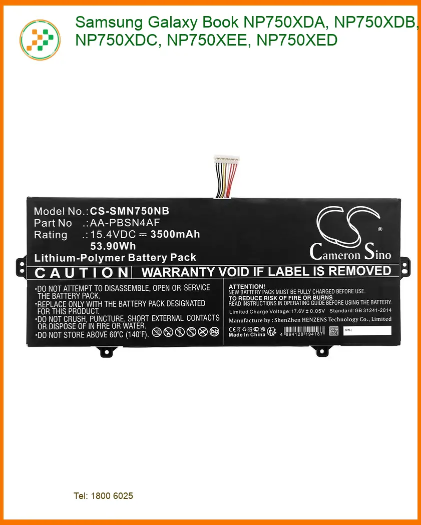 Pin Laptop Samsung Galaxy Book NP750XDA - Thay Pin Lấy Ngay | Giá Rẻ TPHCM