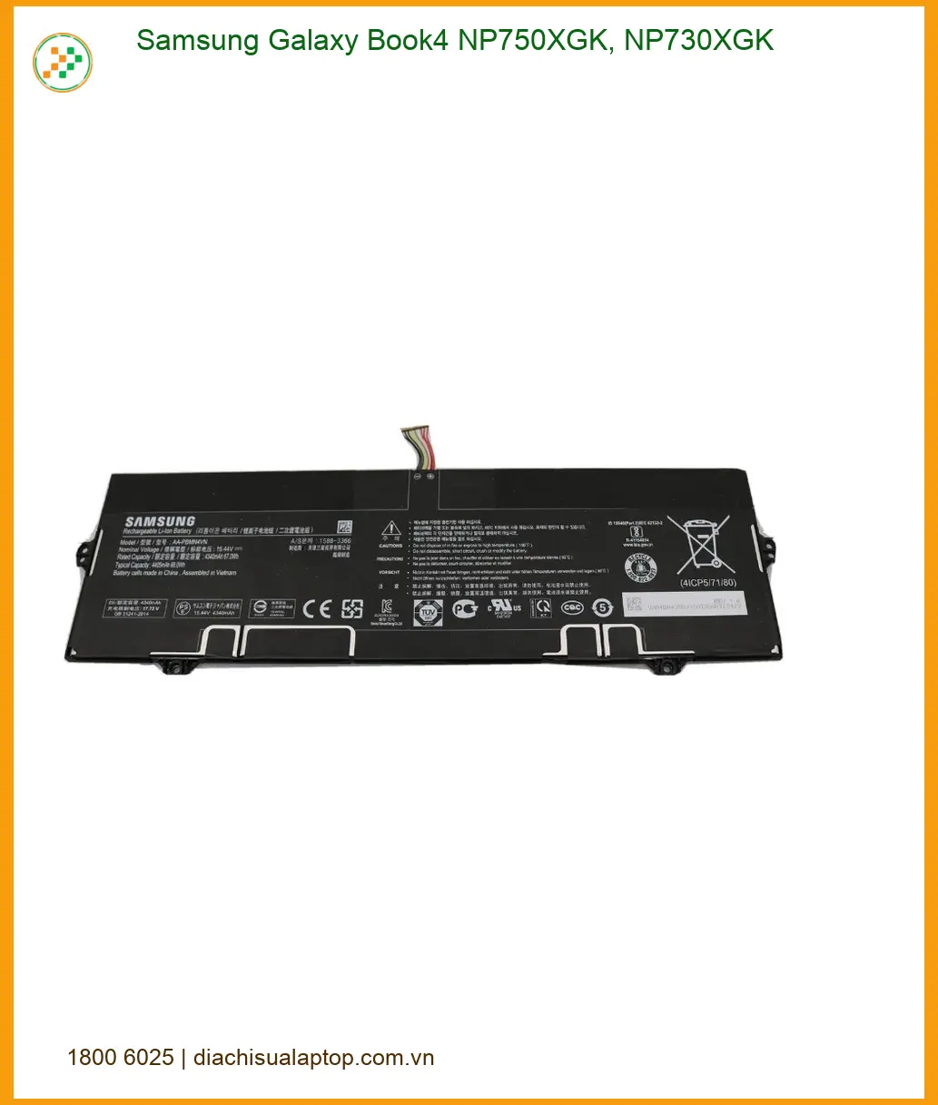 Pin Laptop Samsung Galaxy Book4 NP750XGK NP730XGK - Thay Nhanh Giá Rẻ TPHCM