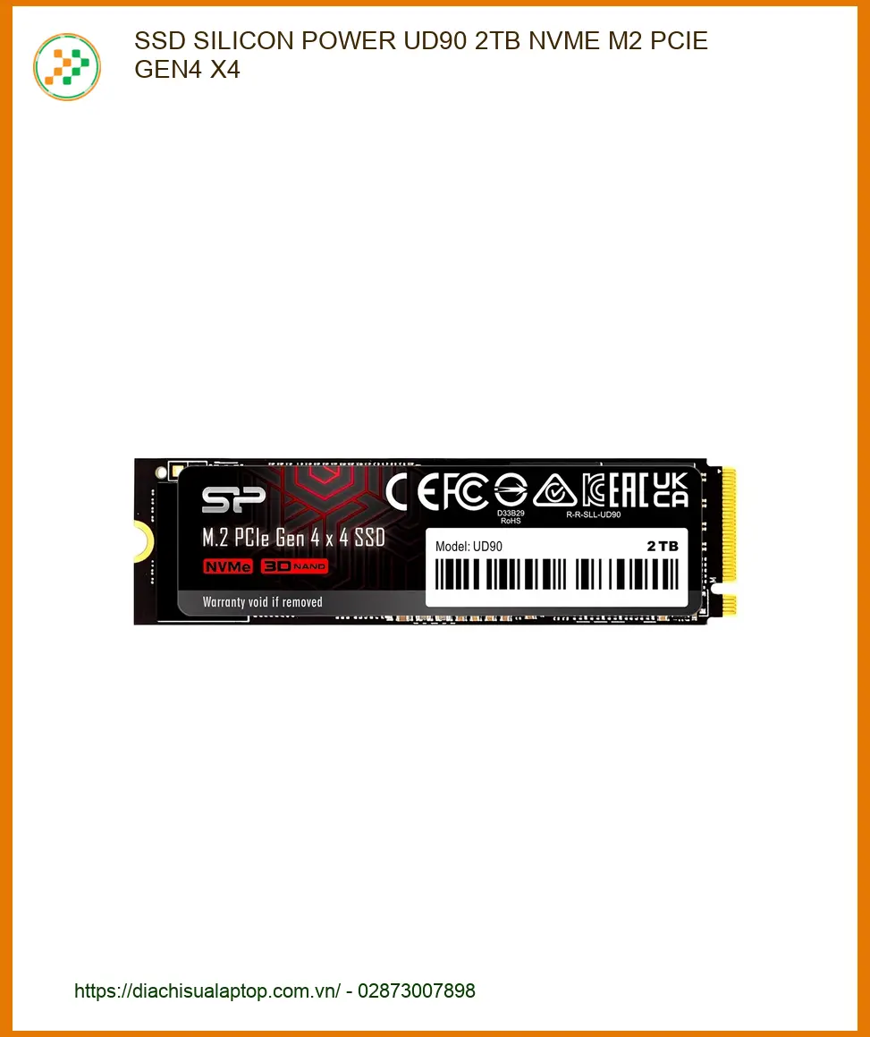 Ổ cứng Laptop SSD Silicon Power UD90 2TB - Thay Lấy Liền TPHCM