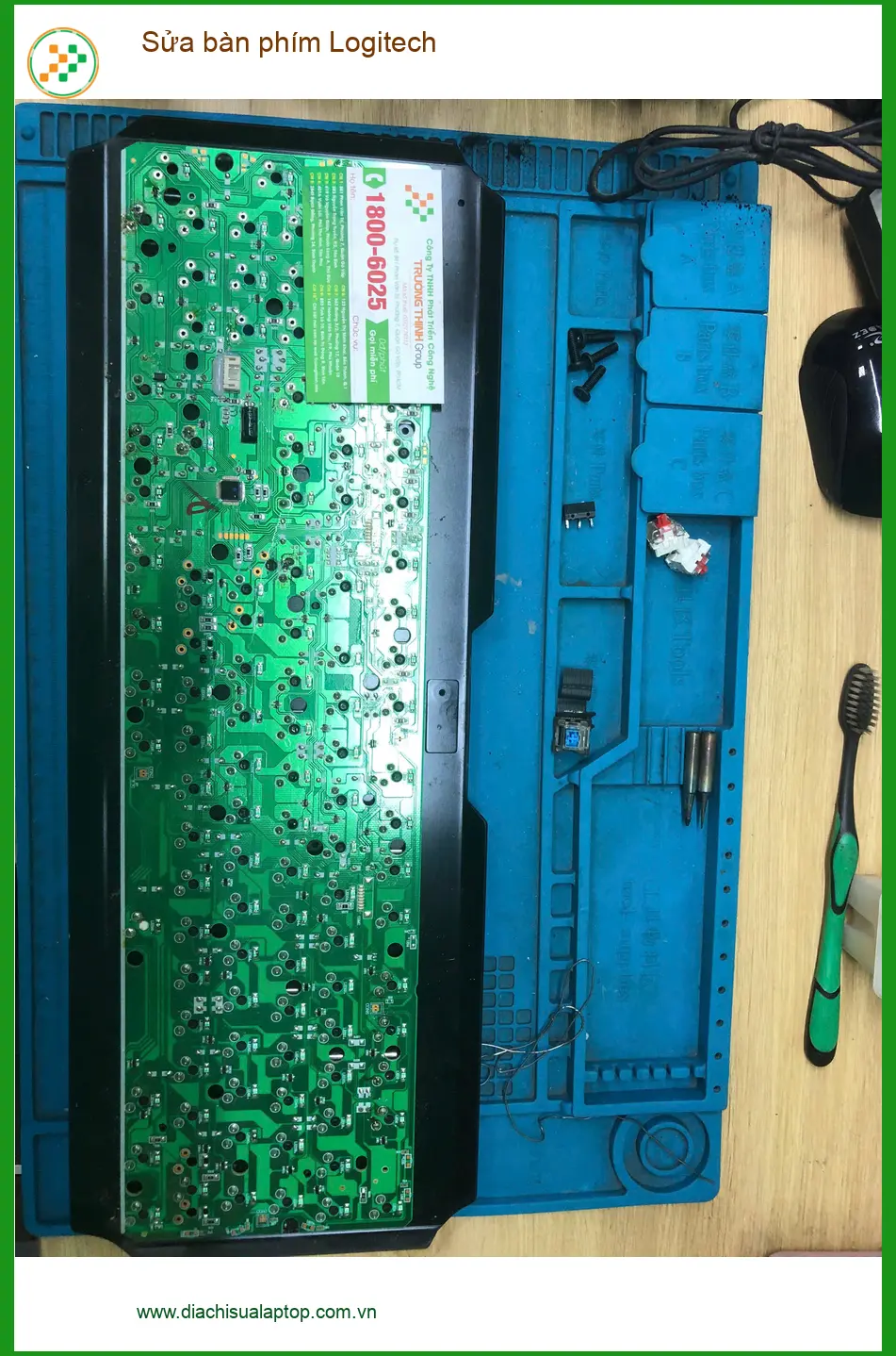 Chị Hạnh kế toán tìm địa chỉ sửa bàn phím Logitech Quận Bình Tân uy tín ảnh thực tế 1