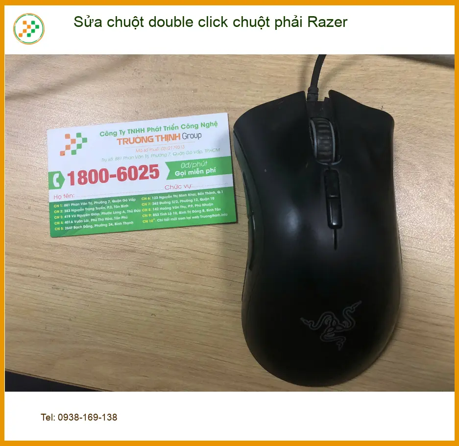 Dịch vụ sửa lỗi double click chuột Razer Quận Bình Tân - Anh Khoa review ảnh thực tế 1