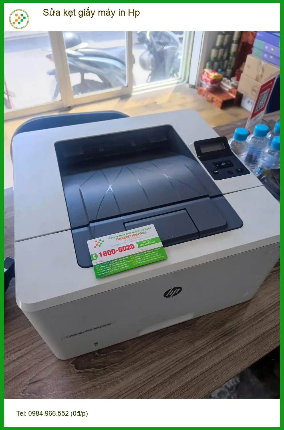 Dịch vụ sửa kẹt giấy máy in Hp Quận Tân Phú - Anh Vinh kế toán tin dùng ảnh thực tế 2