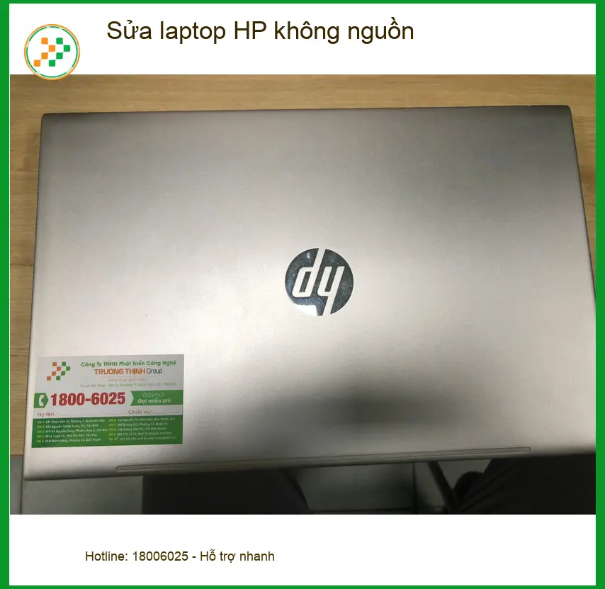 Anh Quang sửa laptop HP không nguồn quận Bình Tân uy tín ảnh thực tế 1