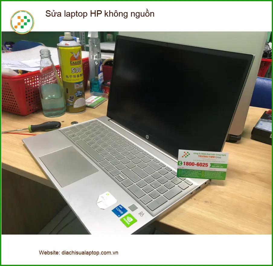Anh Quang sửa laptop HP không nguồn quận Bình Tân uy tín ảnh thực tế 2