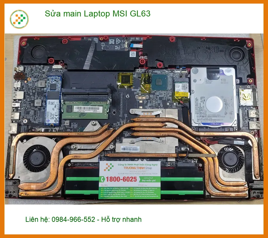 Anh Thịnh sinh viên cần sửa main Laptop MSI GL63 Quận Bình Tân uy tín ảnh thực tế 1