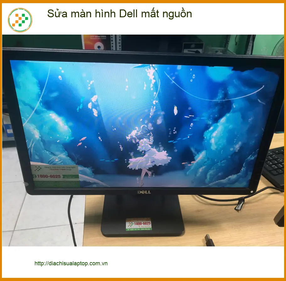 Màn hình Dell mất nguồn khi làm đồ họa - Chú Hưng tìm chỗ sửa nhanh ở Bình Tân ảnh thực tế 1