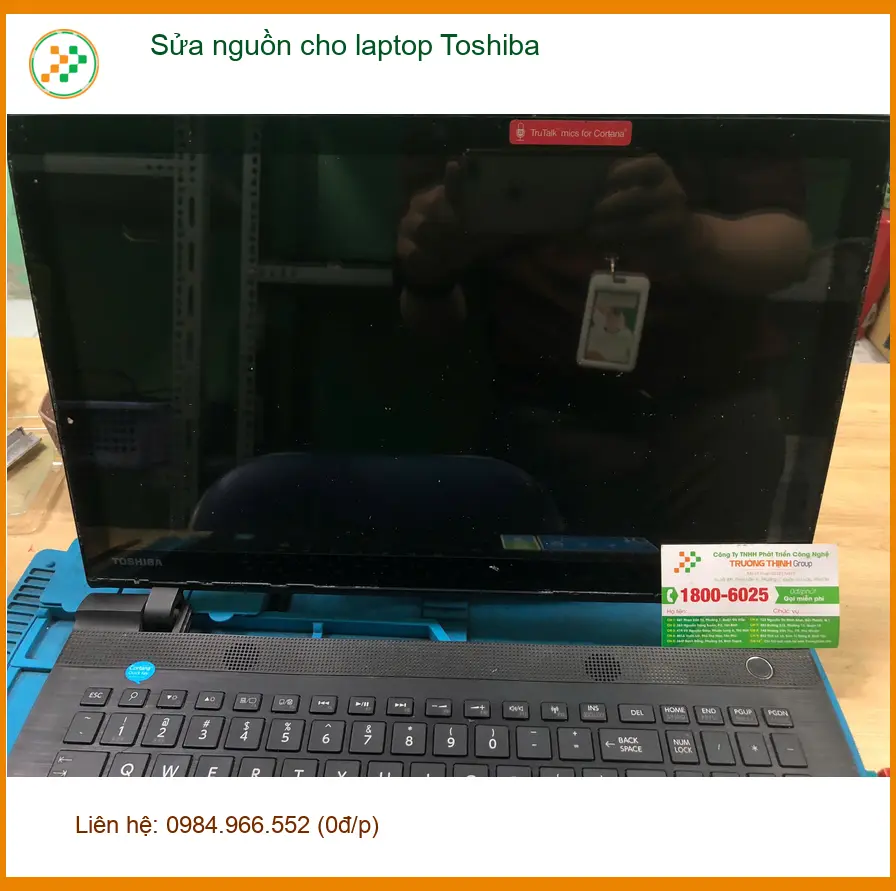 Anh Phong kiến trúc sư cần sửa nguồn laptop Toshiba Quận Bình Tân gấp ảnh thực tế 1