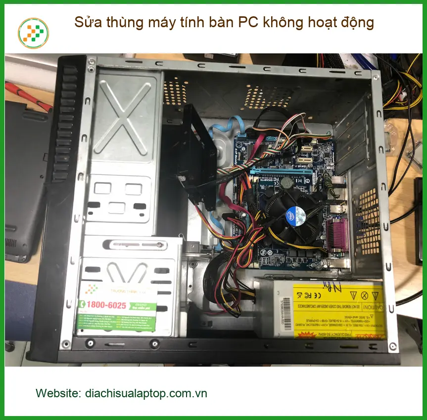 Anh Trọng kỹ sư ở Bình Tân loay hoay với thùng PC không hoạt động ảnh thực tế 2