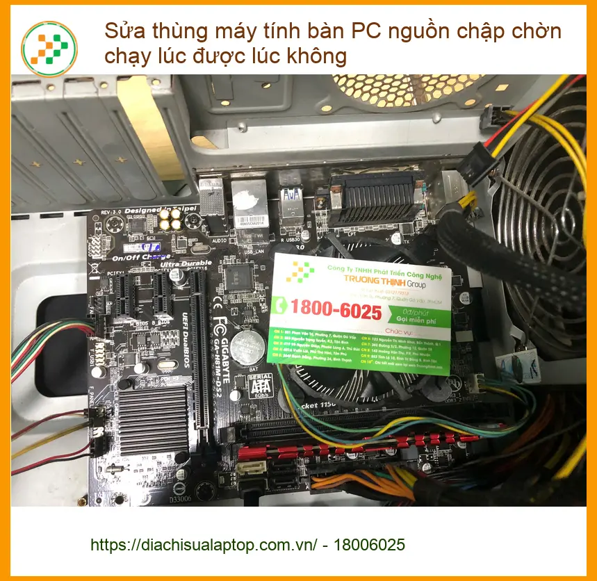 Chú Lâm chủ quán cà phê review dịch vụ sửa thùng PC nguồn chập chờn ở Bình Tân ảnh thực tế 1