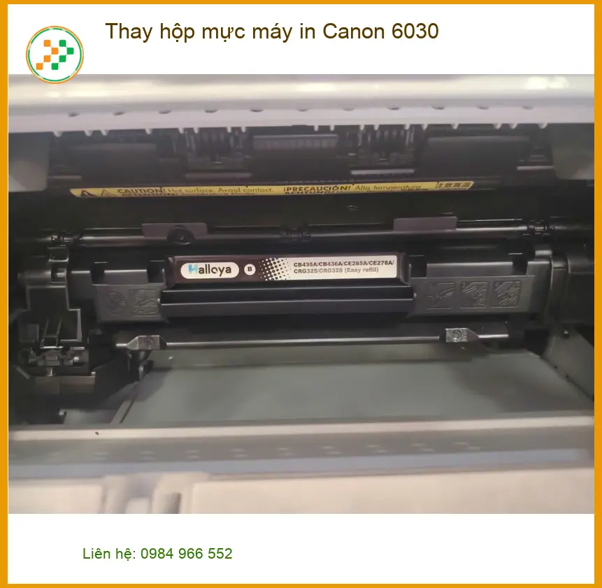 Anh Khang kế toán tìm dịch vụ thay hộp mực máy in Canon 6030 Quận 7 uy tín ảnh thực tế 2