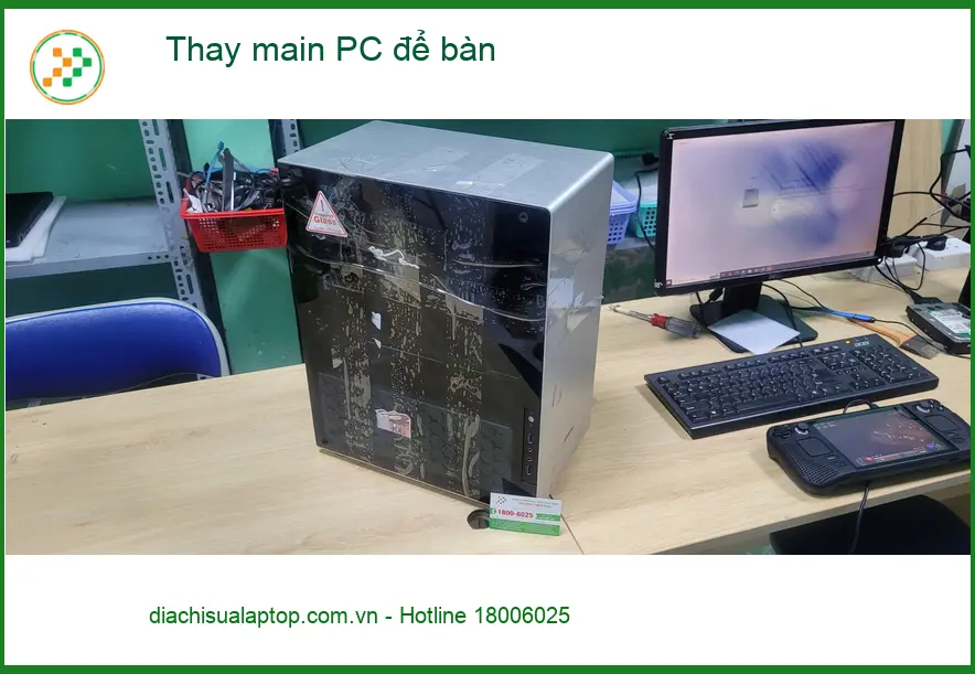 Anh Quân nhân viên thiết kế đồ họa tìm địa chỉ Thay main PC để bàn Quận Bình Tân ảnh thực tế 2