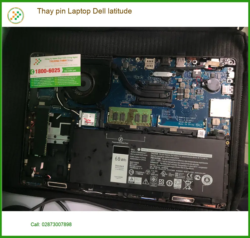 Anh Minh IT review Dịch vụ Thay pin Laptop Dell latitude Quận Bình Tân giá rẻ ảnh thực tế 2