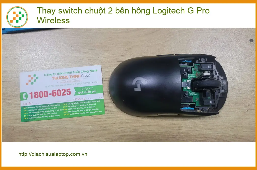 Thợ Thay switch chuột Logitech G Pro Wireless Quận Bình Tân - Anh Khôi đánh giá ảnh thực tế 2