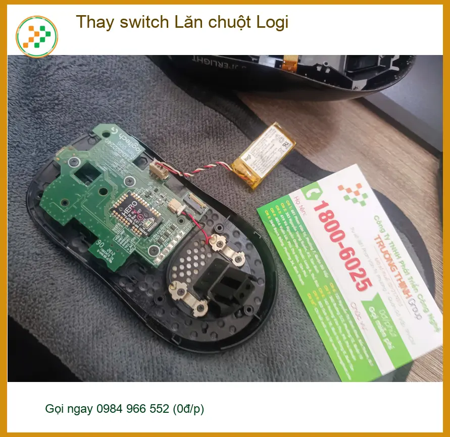 Nơi thay switch lăn chuột Logi Quận Tân Phú - Review ca phục hồi chuột của anh Bách kỹ sư ảnh thực tế 1