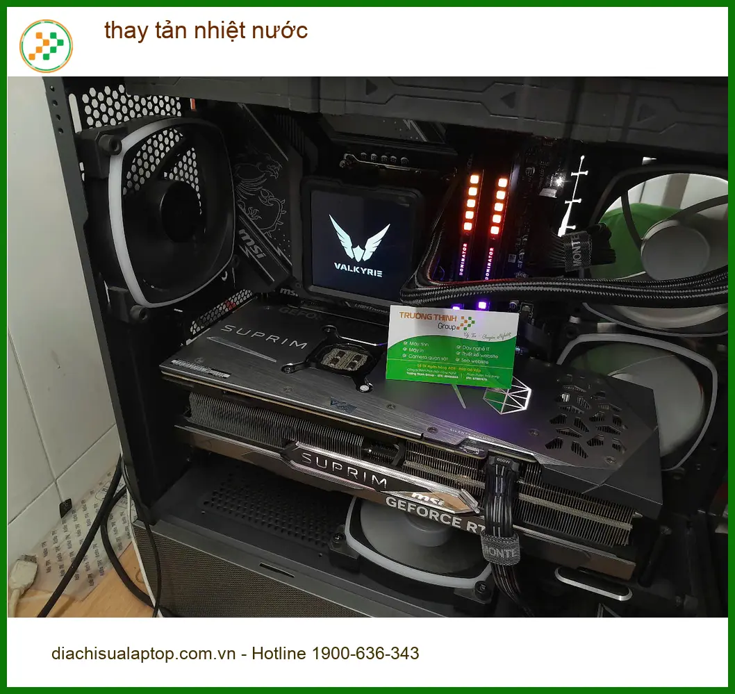 Bác Phước kiến trúc sư tìm Dịch vụ Thay tản nhiệt nước Quận Thủ Đức Uy tín ảnh thực tế 1