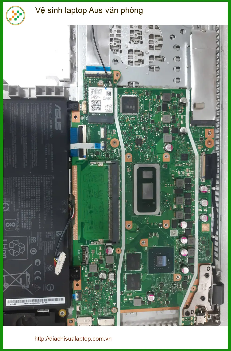 Anh Khoa IT bận rộn tìm dịch vụ vệ sinh laptop Aus Quận Tân Bình ảnh thực tế 1