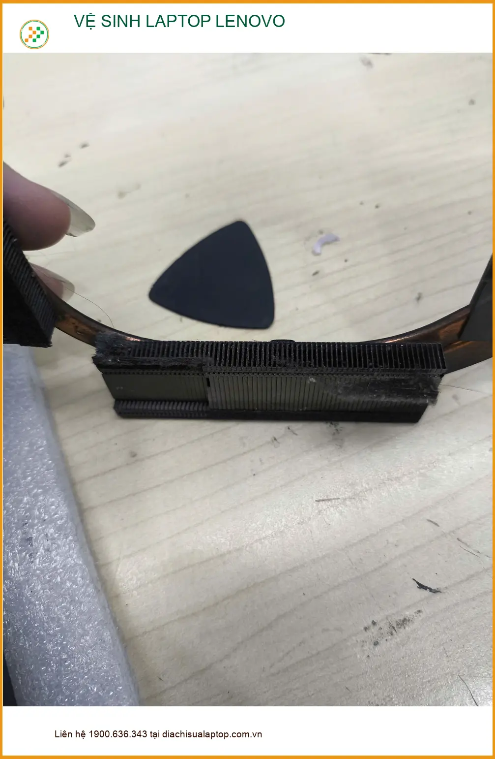 Anh Kiên lo laptop nóng ran - Địa điểm Vệ sinh Laptop Lenovo Quận Gò Vấp ảnh thực tế 1