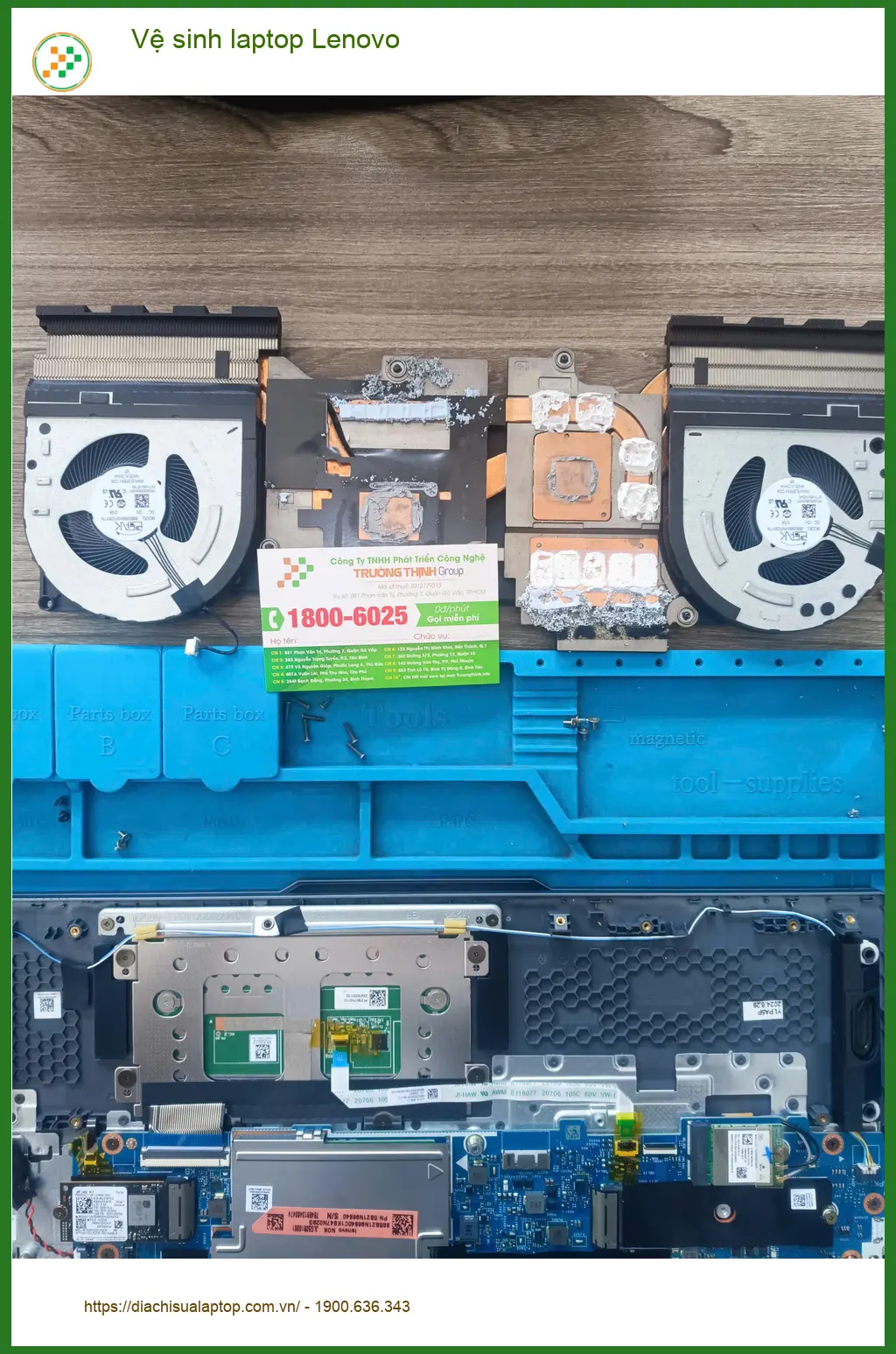 Anh Phước sinh viên tìm tiệm Vệ sinh laptop Lenovo Quận Tân Phú lấy ngay ảnh thực tế 1
