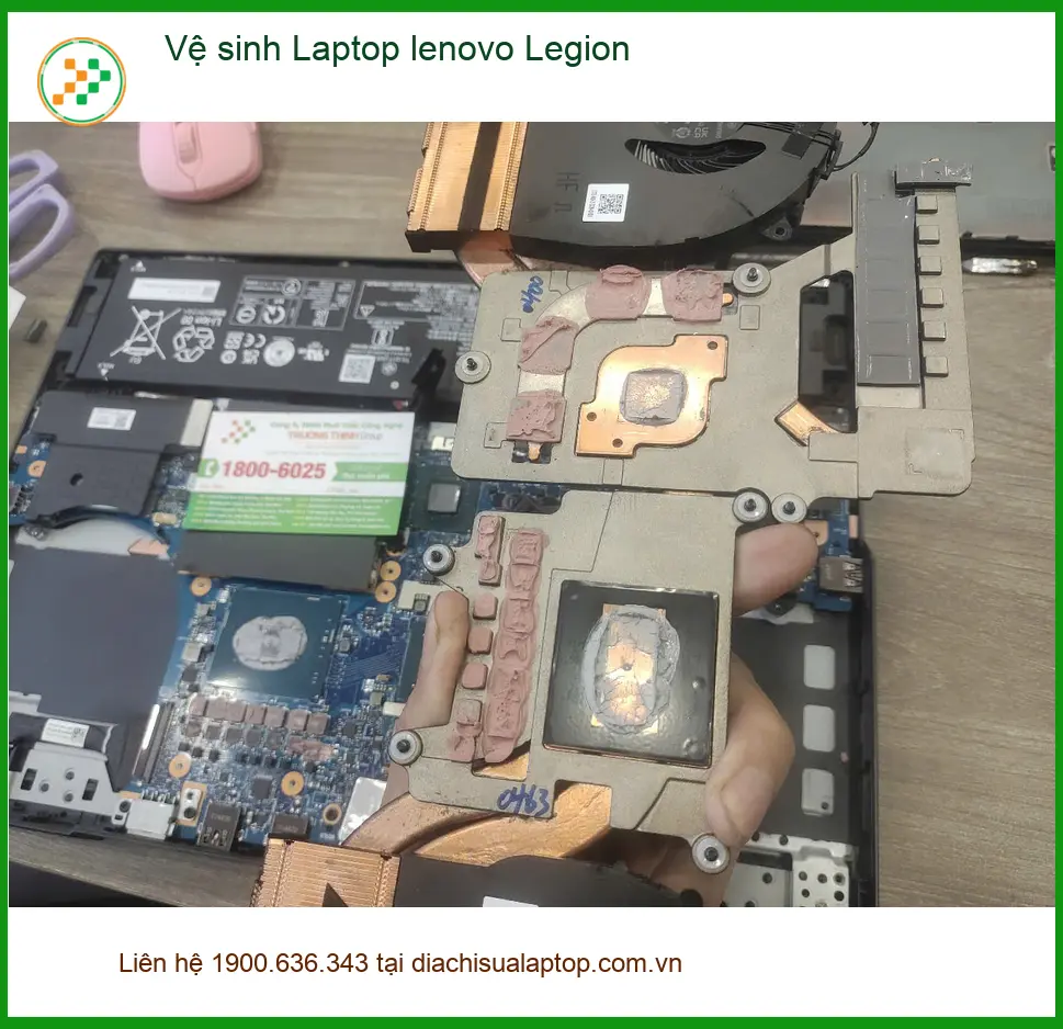 Anh Quân giảng viên tin tưởng Trung tâm vệ sinh Laptop lenovo Legion Quận 7 uy tín ảnh thực tế 1