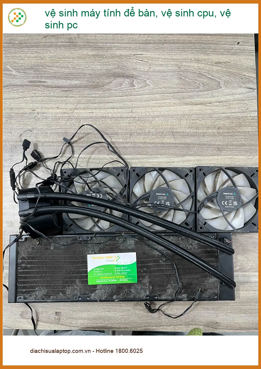 Tiệm vệ sinh PC CPU Quận Bình Thạnh uy tín - Anh Dũng nhân viên IT ảnh thực tế 2