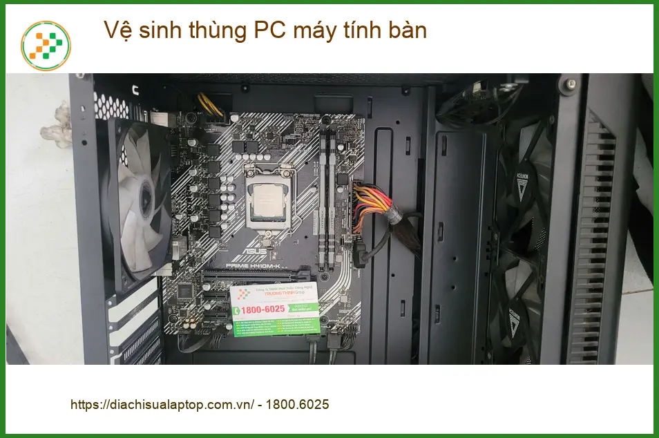 Anh Khoa review dịch vụ vệ sinh thùng PC máy tính bàn ở Quận Bình Tân ảnh thực tế 1
