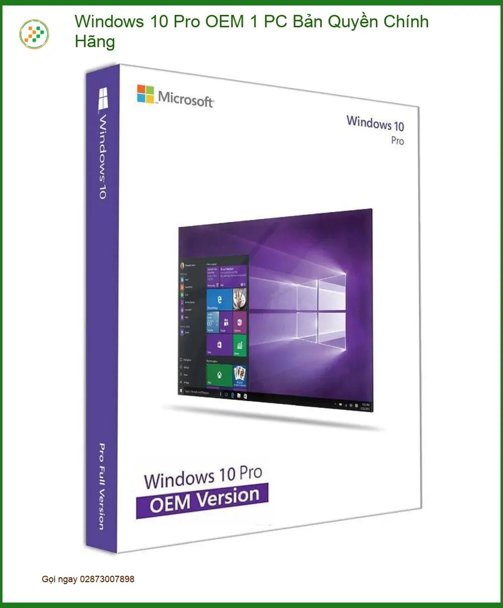 Windows 10 Pro Bản Quyền OEM - Cài Đặt Tận Nơi Nhanh TPHCM