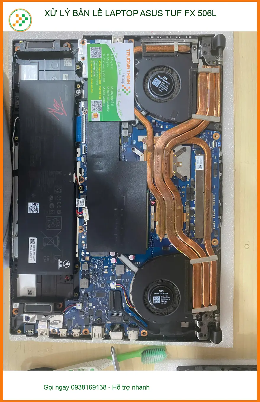 Cô Mai review - Tiệm xử lý bản lề laptop ASUS TUF FX 506L Quận Gò Vấp ảnh thực tế 1