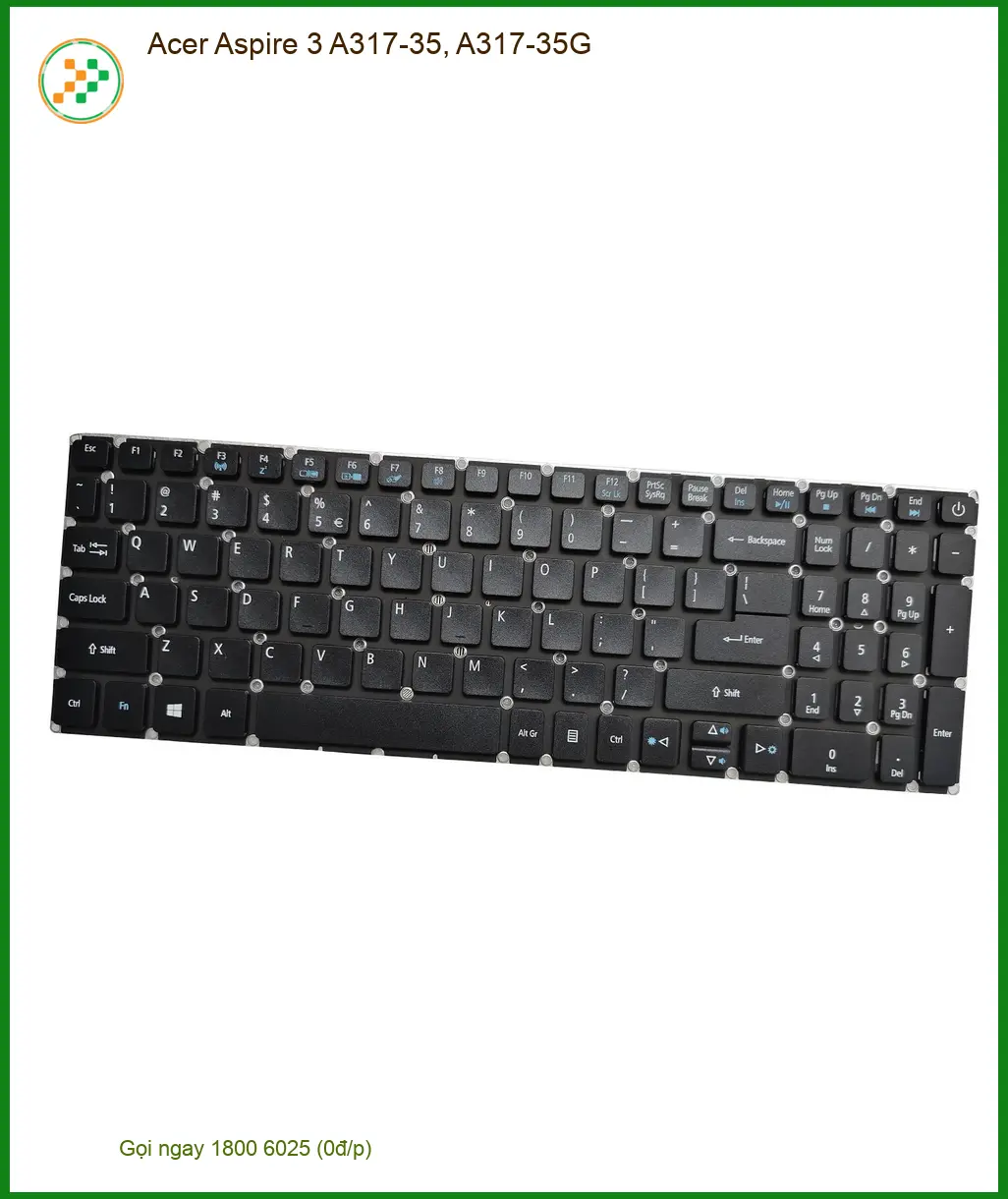 Bàn phím Laptop ACER Aspire 3 A317-35/35G - Địa Chỉ Thay Nhanh Gần Nhất
