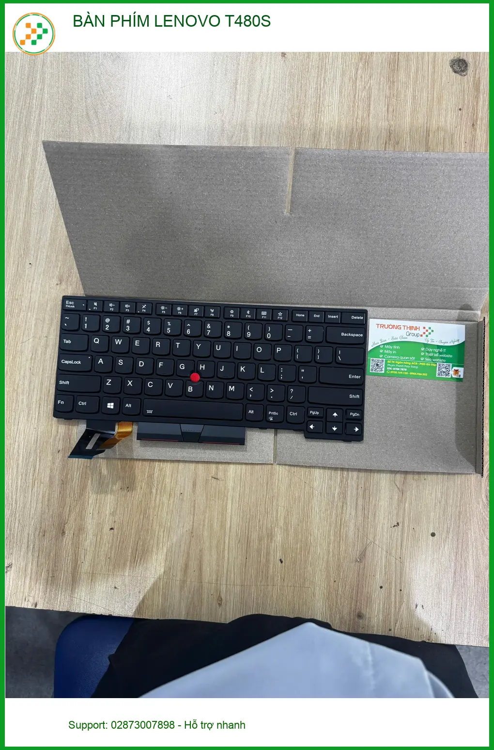 Anh Đức tìm chỗ thay bàn phím Lenovo T480S Quận 10 lấy ngay ảnh thực tế 1