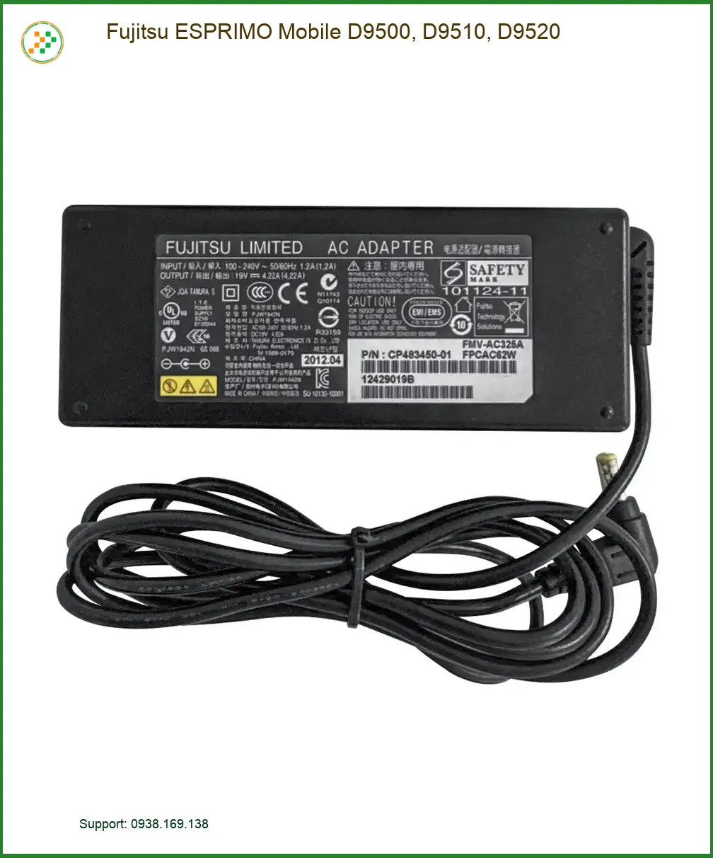 Sạc Laptop Fujitsu D9500 D9510 D9520 - Thay Nhanh Tại TPHCM