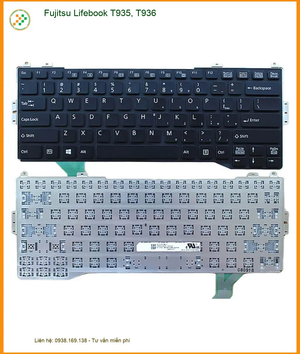 Bàn phím Fujitsu T935 T936 - Thay Mới Lấy Liền | Giá Rẻ TPHCM