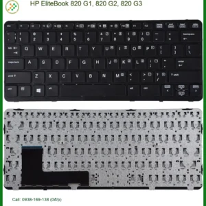 Bàn phím HP EliteBook 820 G1 G2 G3 - Trung tâm thay lấy ngay tại TPHCM