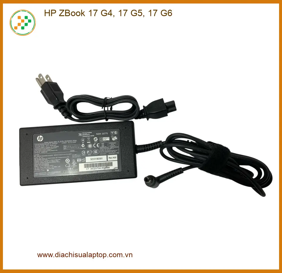 Sạc Laptop HP ZBook 17 G4, G5, G6 - Địa chỉ bán sạc laptop TPHCM