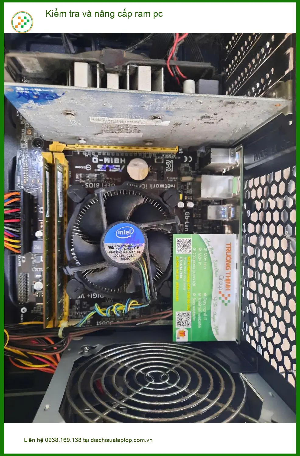 Anh Huy cần nâng cấp ram pc Quận Tân Phú - Dịch vụ nhanh, uy tín ảnh thực tế 2