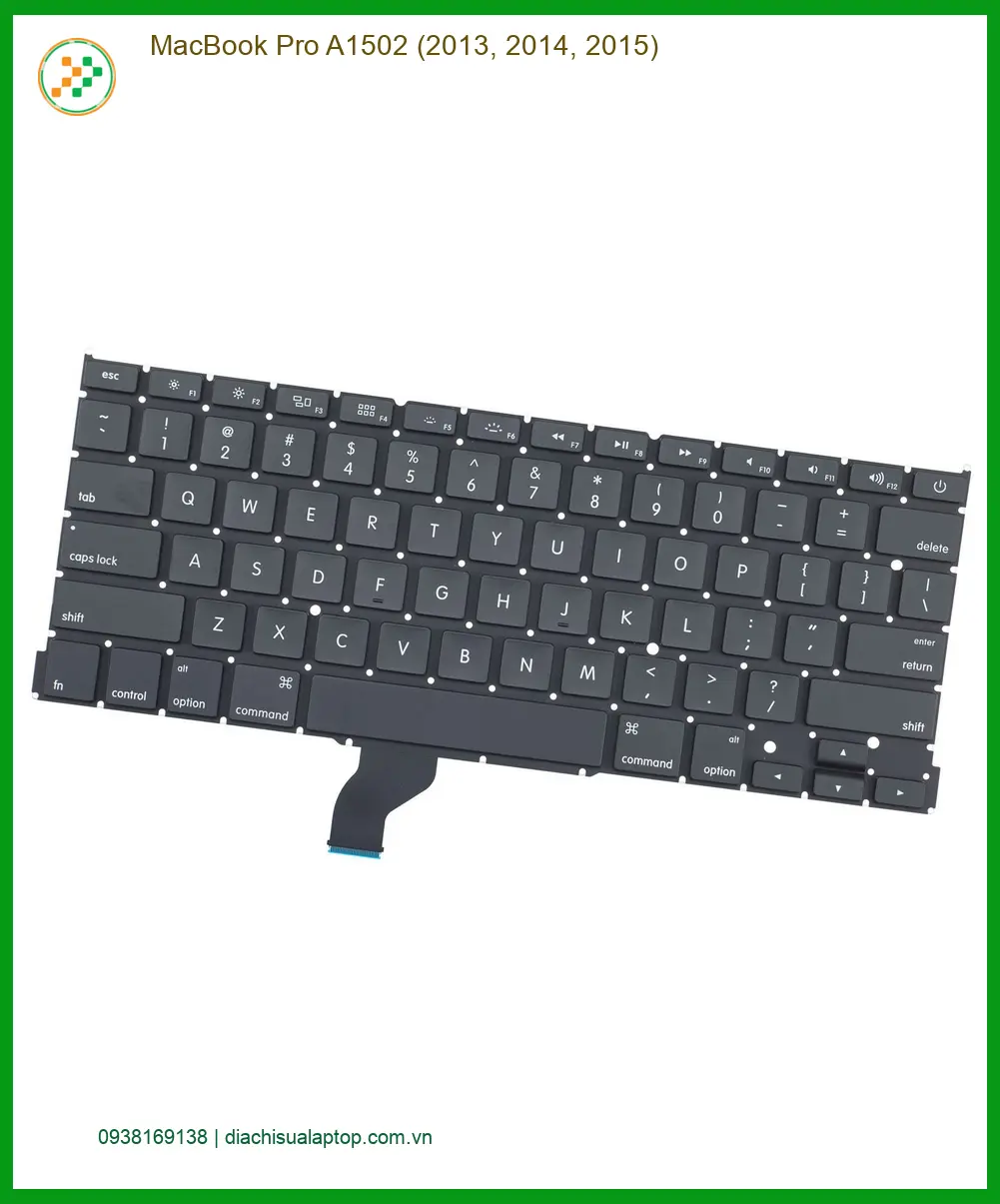 Bàn phím Laptop APPLE MacBook Pro A1502 - Thay Mới Nhanh | Giá Rẻ TPHCM