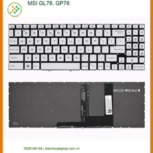Bàn phím Laptop MSI GL76, GP76 - Thay nhanh | Sửa lấy liền TPHCM