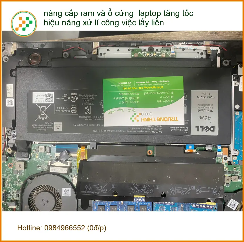 Nâng cấp ram và ổ cứng laptop lấy liền Quận Bình Thạnh - Chú Hưng hết lo máy chậm ảnh thực tế 1