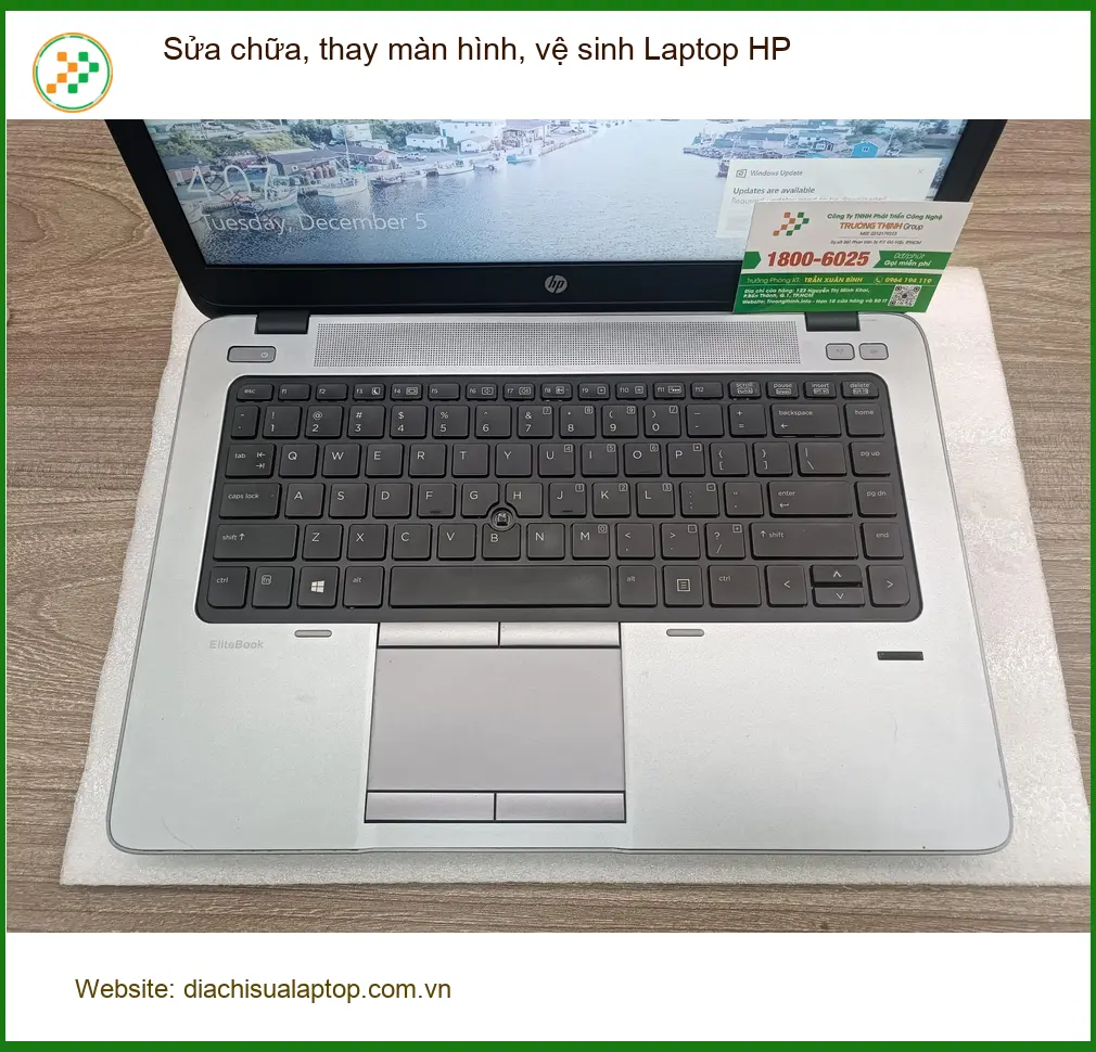Dịch vụ sửa chữa, thay màn hình Laptop HP Quận 7 chị Thảo review ảnh thực tế 1