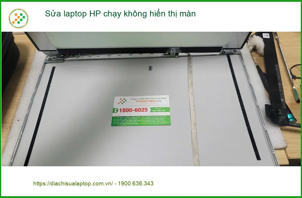 Anh Trực kỹ sư khắc phục lỗi laptop HP không hiển thị màn Quận Bình Tân ảnh thực tế 1