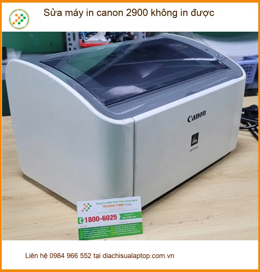 Chị Khánh ở Quận Bình Tân: Sửa máy in Canon 2900 không in được uy tín ảnh thực tế 1