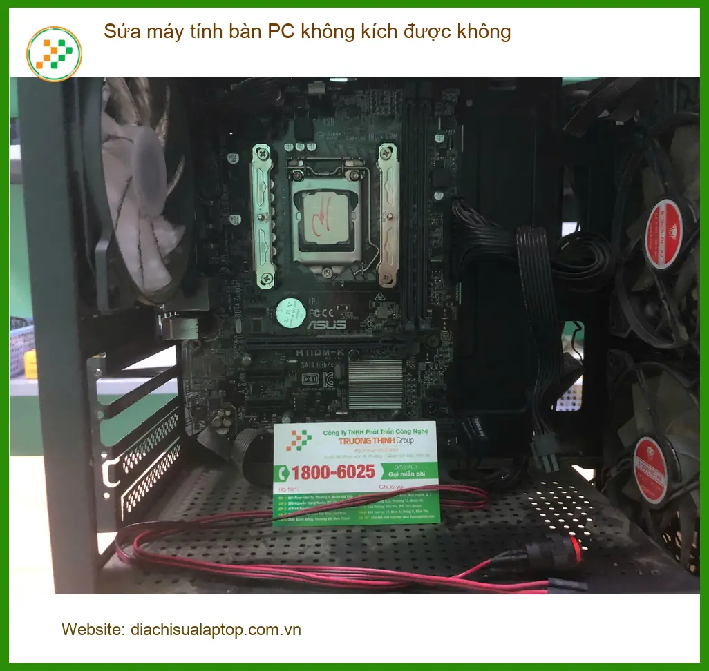 Tiệm Sửa máy tính bàn PC không kích được Quận Bình Tân - Bác Hải review ảnh thực tế 1