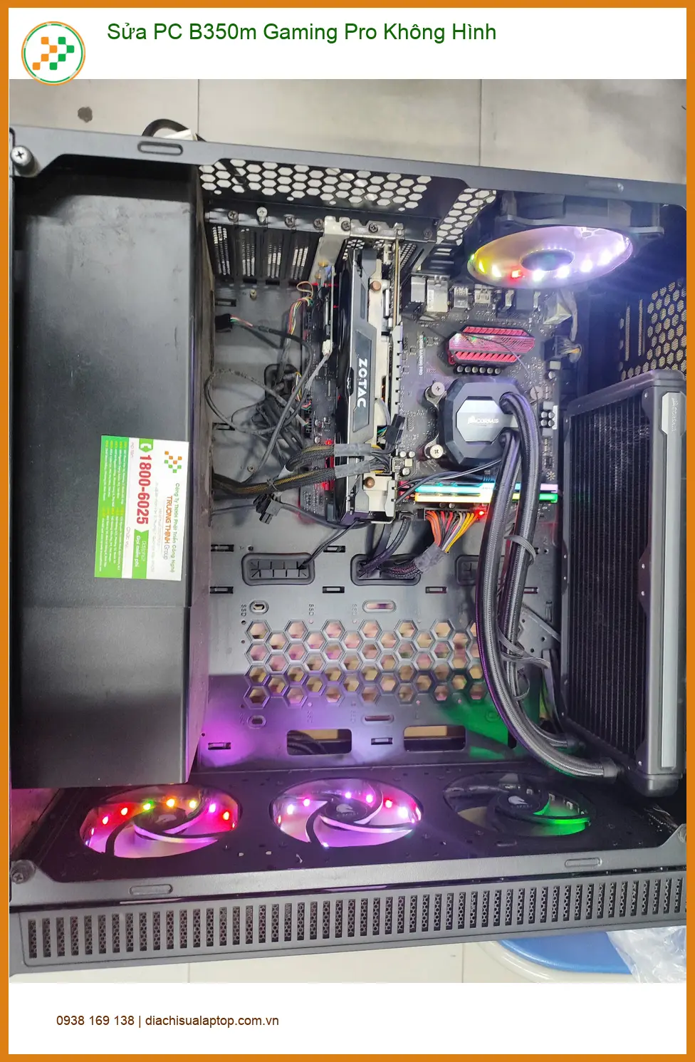 Anh Phúc kỹ sư lập trình - Dịch vụ sửa PC B350m Gaming Pro không hình Quận 12 uy tín ảnh thực tế 1
