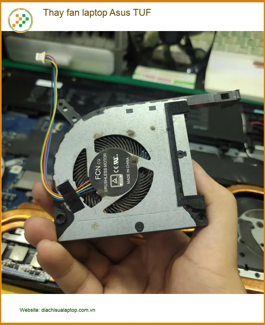 Bạn Minh sinh viên - Thay fan laptop Asus TUF Quận Tân Bình giá tốt ảnh thực tế 2