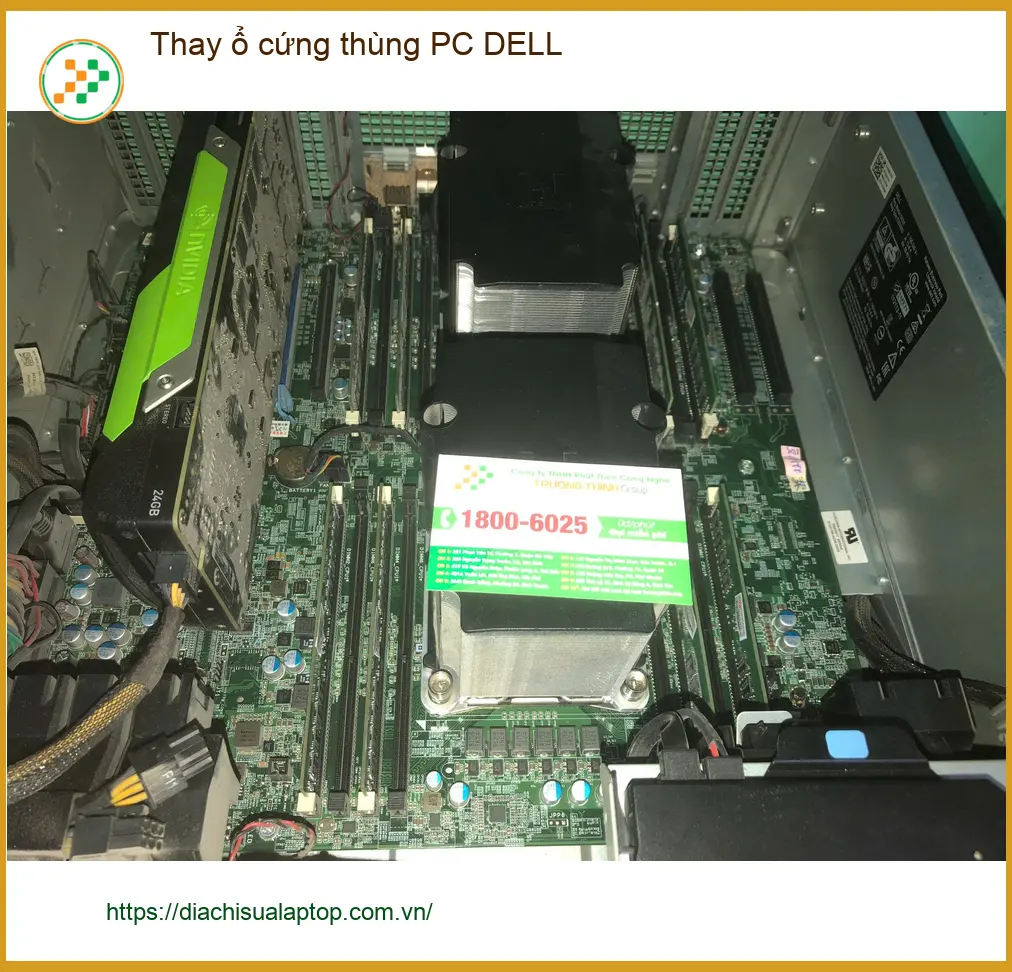 Anh Khôi công nhân tìm tiệm thay ổ cứng PC Dell Quận Bình Tân ảnh thực tế 1