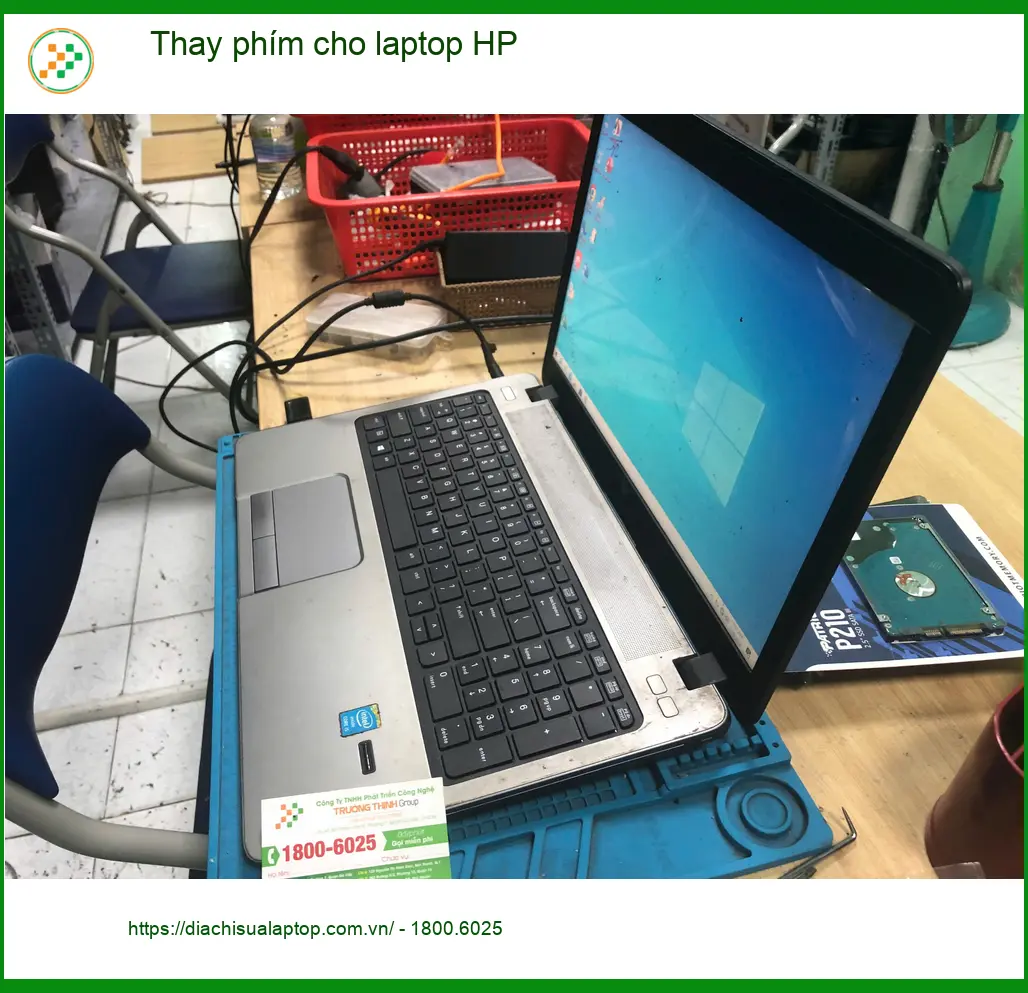 Bạn Tùng nhân viên tìm chỗ thay phím laptop HP Quận Bình Tân uy tín ảnh thực tế 1