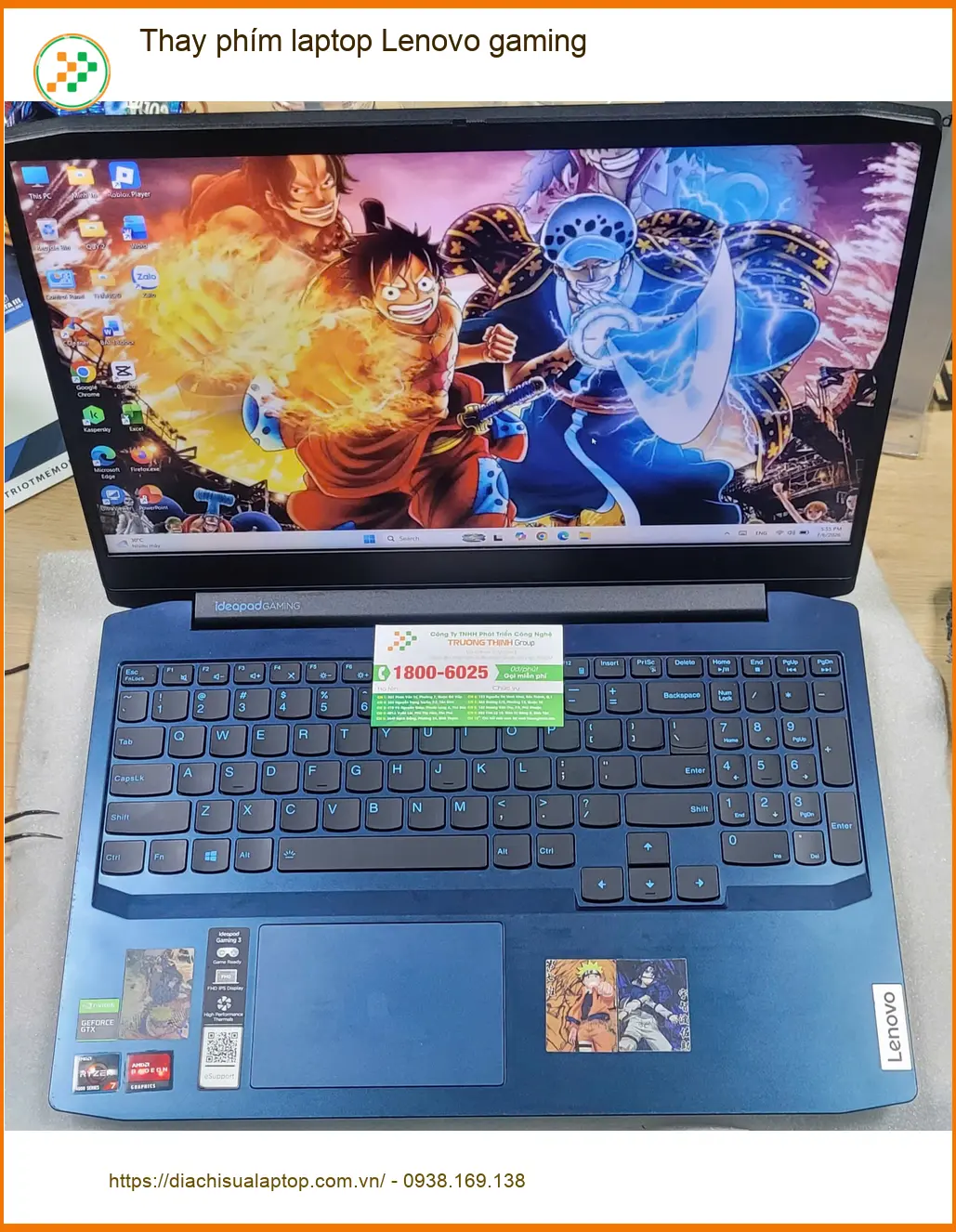 Cửa hàng Thay phím laptop Lenovo gaming Quận Bình Tân - Bạn Hùng review dịch vụ ảnh thực tế 2