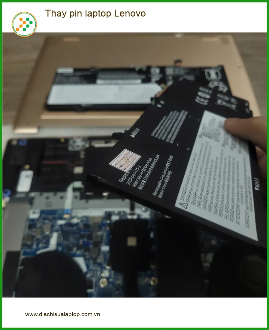 Trung tâm thay pin laptop Lenovo Quận Tân Bình lấy ngay - Anh Khôi bận rộn tìm chỗ ảnh thực tế 1